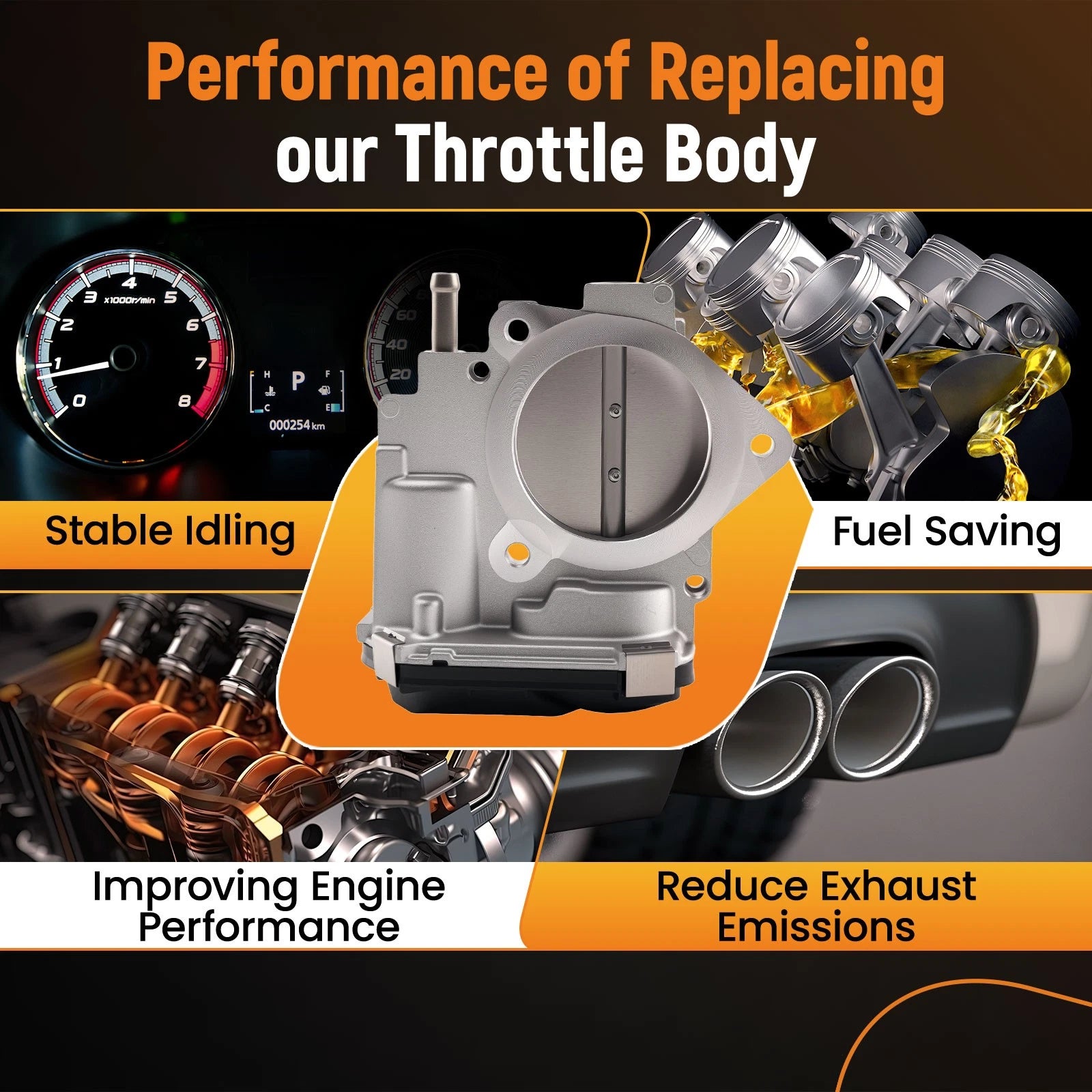 Throttle Body for Toyota Tacoma 3.5L (2016-2023)