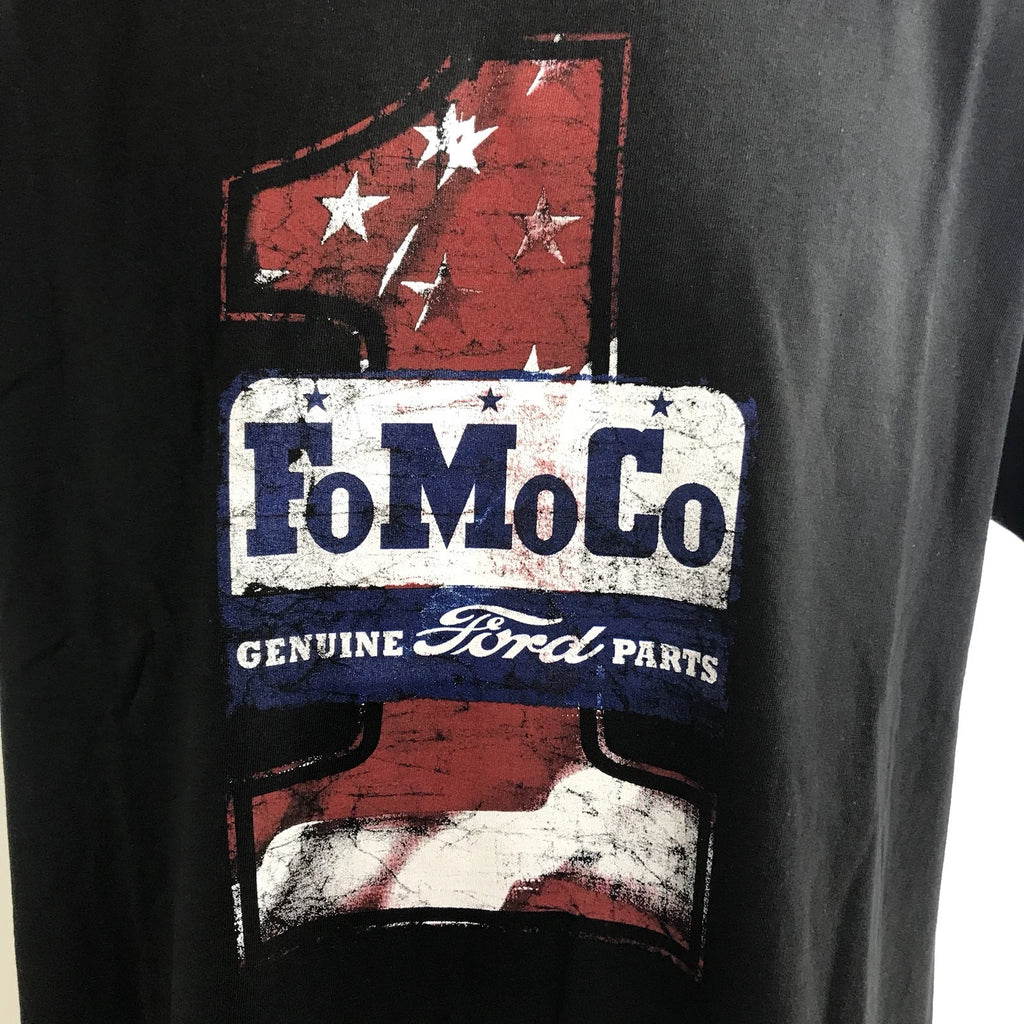 Genuine Ford T-Shirt Black American Flag Logo for Ford Owners (Universal)