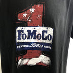 Genuine Ford T-Shirt Black American Flag Logo for Ford Owners (Universal)