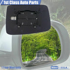 Power Heated Right Exterior Mirror Glass for Dodge Ram 1500 2500