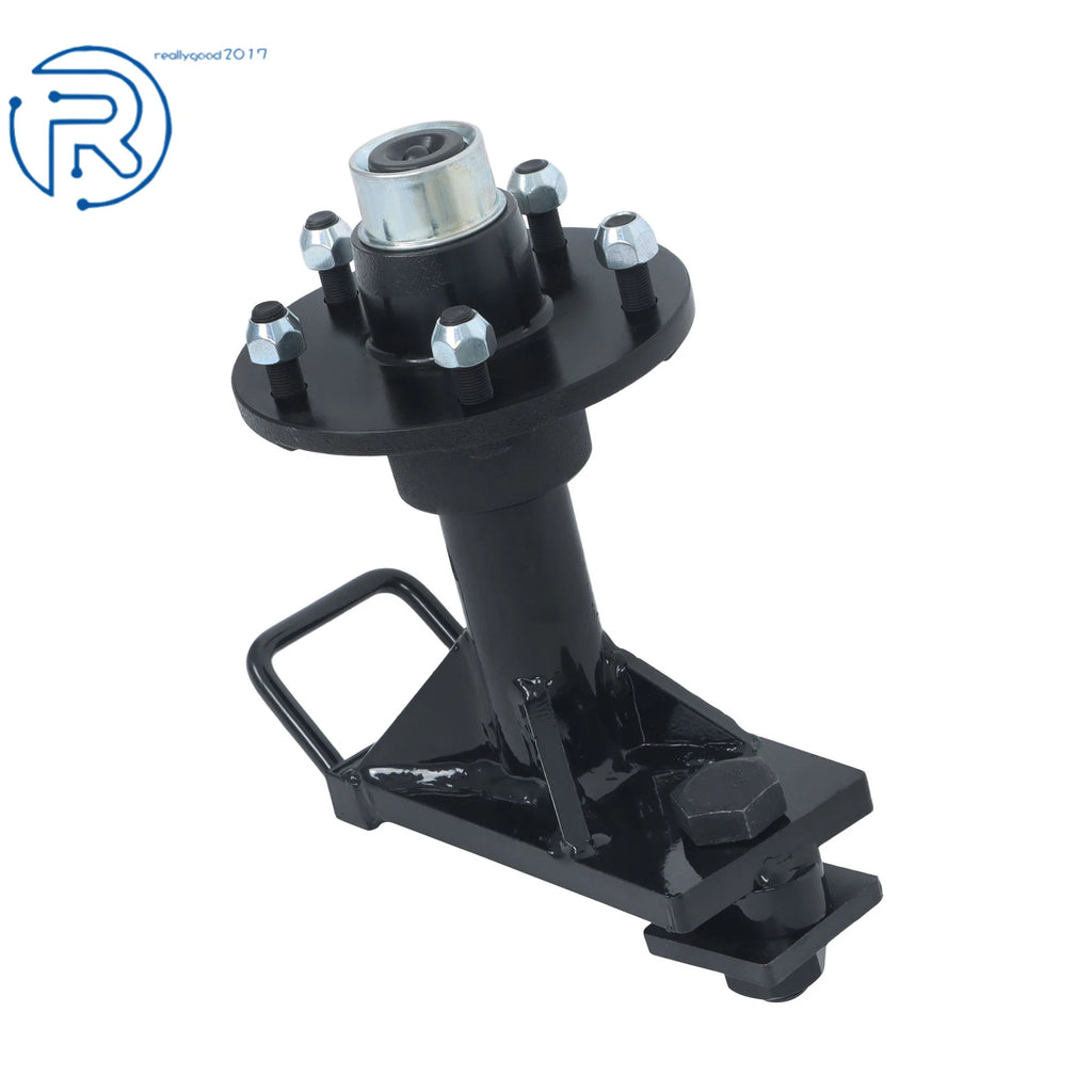 5×5.5 Lug Wheel and Spindle Kit for Shipping Container (Pair)