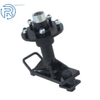 5×5.5 Lug Wheel and Spindle Kit for Shipping Container (Pair)
