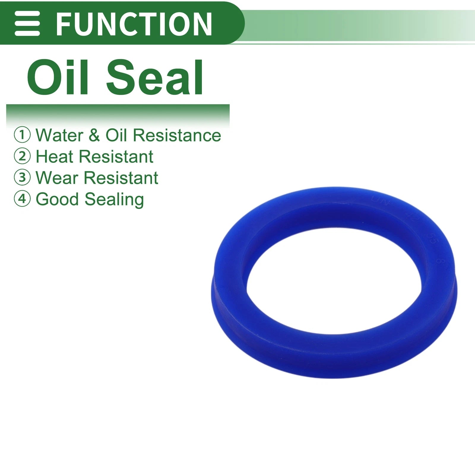 Set of 5 Oil Seal Ring 42x55x8mm for Rotary Shaft (High Pressure)