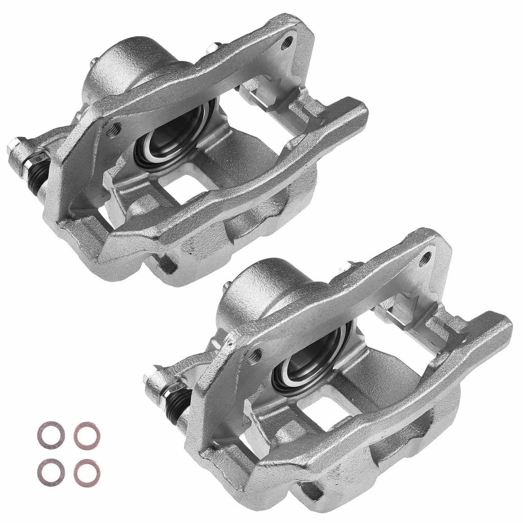 Pair Front Disc Brake Calipers for Honda Civic (2017-2020)