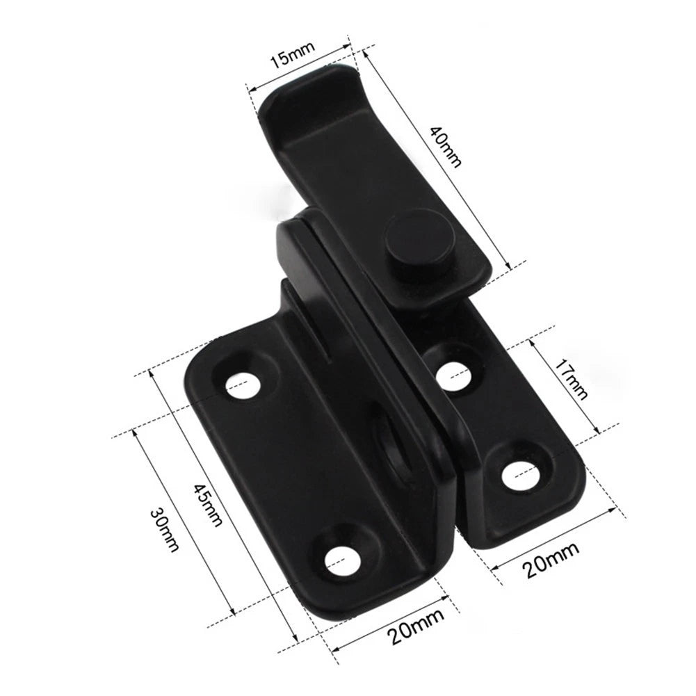 Stainless Steel Punching Wardrobe Door Bolt Latch Drawer Lock