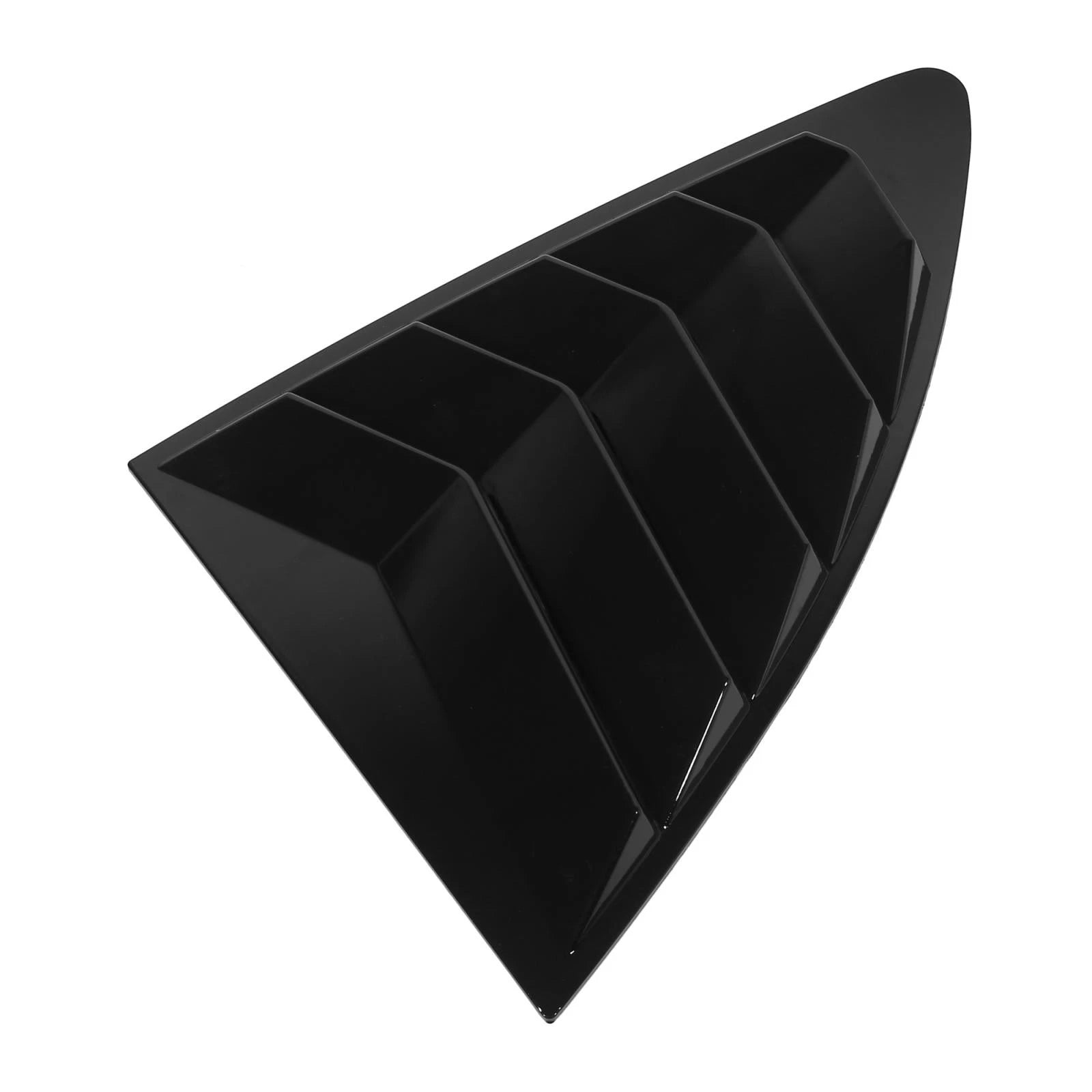1 Pair Rear Side Window Louvers Cover for Toyota 86 (2013–2021) Glossy Black