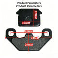 Brake Pads for Citycoco Electric Scooter (Front & Rear) - Metal Disc Type
