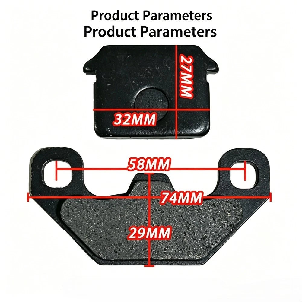 Brake Pads for Citycoco Electric Scooter (Front & Rear) - Metal Disc Type