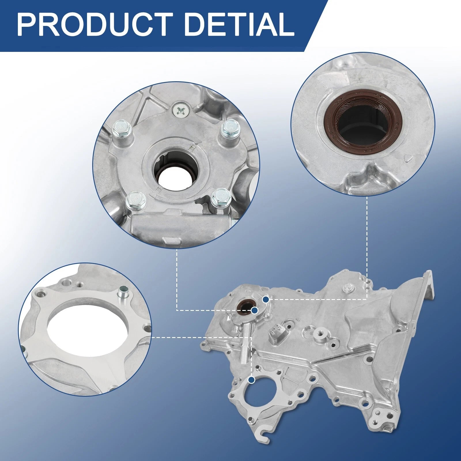 Timing Chain Oil Pump Cover for Hyundai Elantra, Kia Soul (2012–2023)