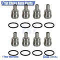 Set of 8 High Pressure Oil Rail Ball Tubes for Ford Turbo Diesel V8 (2004–2010)