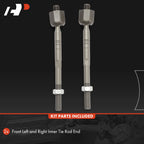 2X Front Inner Tie Rod End for Buick Envision (2016-2020)