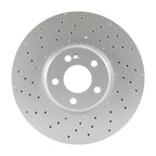 Hella Pagid 342mm Front Drilled Disc Brake Rotor for MB W205 (2015–2021)