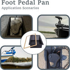 Recessed Trolling Motor Foot Pedal Pan for Minn Kota (100RTMP)