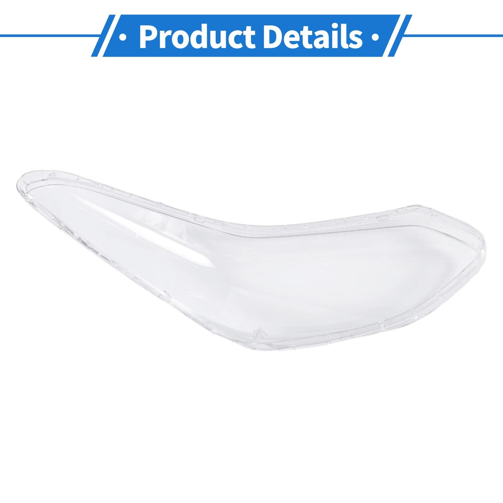 Headlight Lens Cover for Kia Sportage (2017–2019) PC Clear