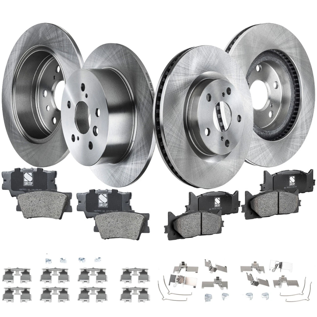 Brake Disc and Pad Kit for Toyota Camry, Avalon (2012–2018)