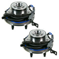 Set of 2 Front Moog Wheel Bearing Hub Assemblies for Ford Explorer