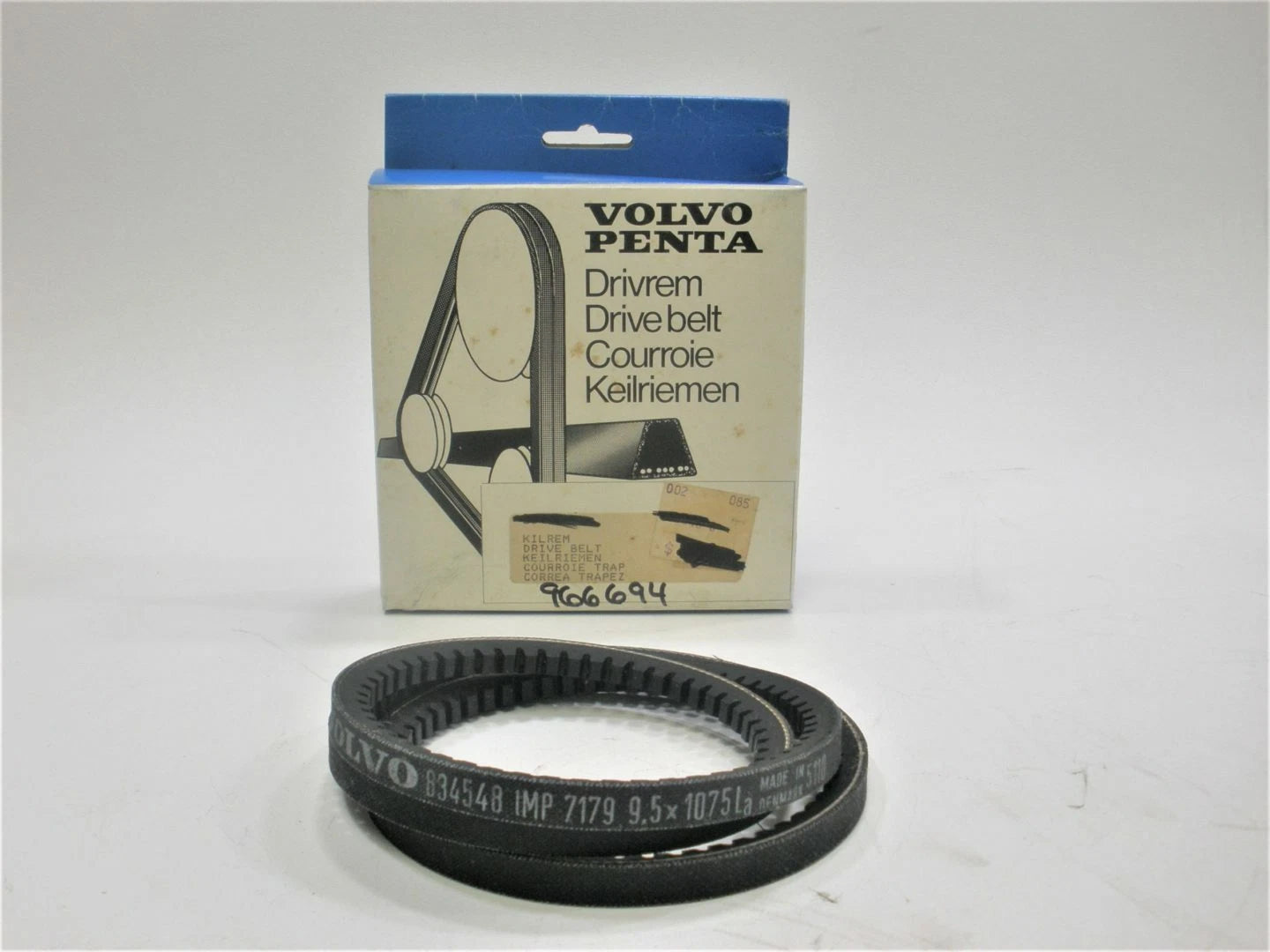V-Belt for Volvo Penta 966694 (OEM Marine Boat Engine)