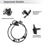 ABS Wheel Speed Sensor No. 598103R750 for Kia Cadenza (2014–2016)