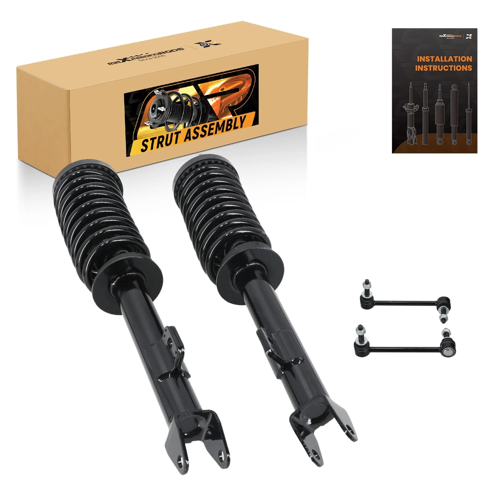 Front Struts w/Sway Bar Links for Dodge Magnum (2005–2008) 172248