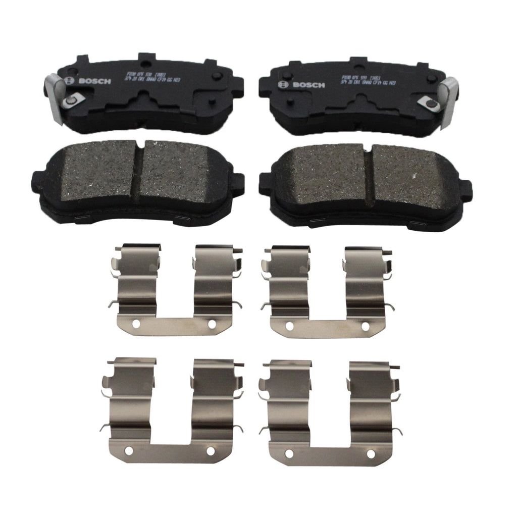 DuraGo Rear Rotors & Bosch QuietCast Ceramic Pads for Forte Koup (2010–2016)