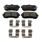 DuraGo Rear Rotors & Bosch QuietCast Ceramic Pads for Forte Koup (2010–2016)