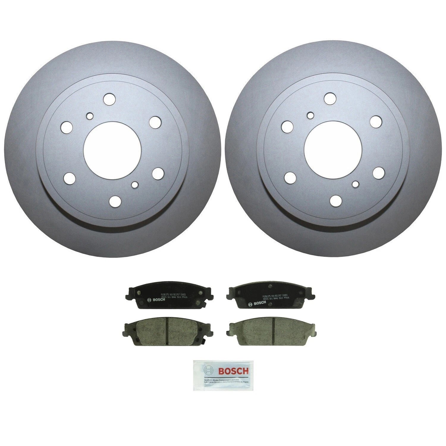 Rear Brake Kit 345mm Disc Rotors & Ceramic Pads for Cadillac Chevrolet GMC