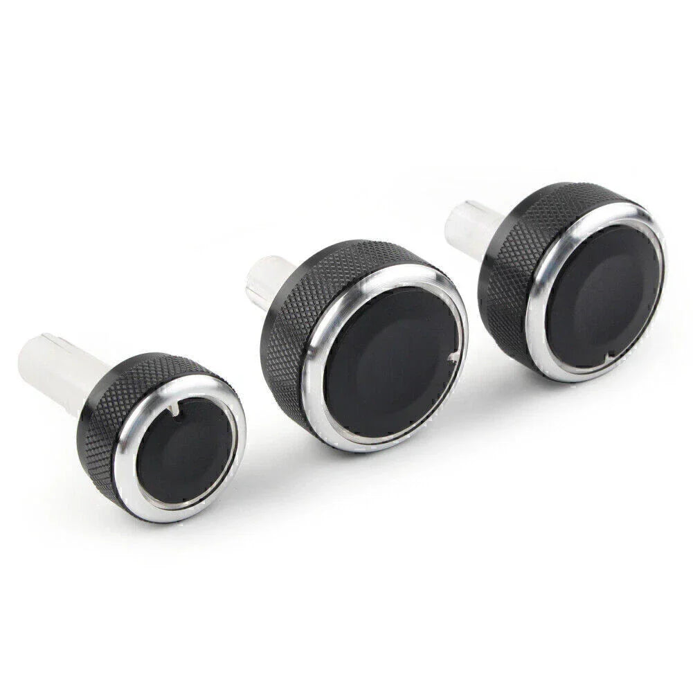3 x A/C Control Knob Switch Panel for VW Golf MK4, Passat B5, Bora (1998-2006)