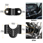 1 1/8" Handlebar Riser Clamp Kit for Fat Bar (30MM Height)