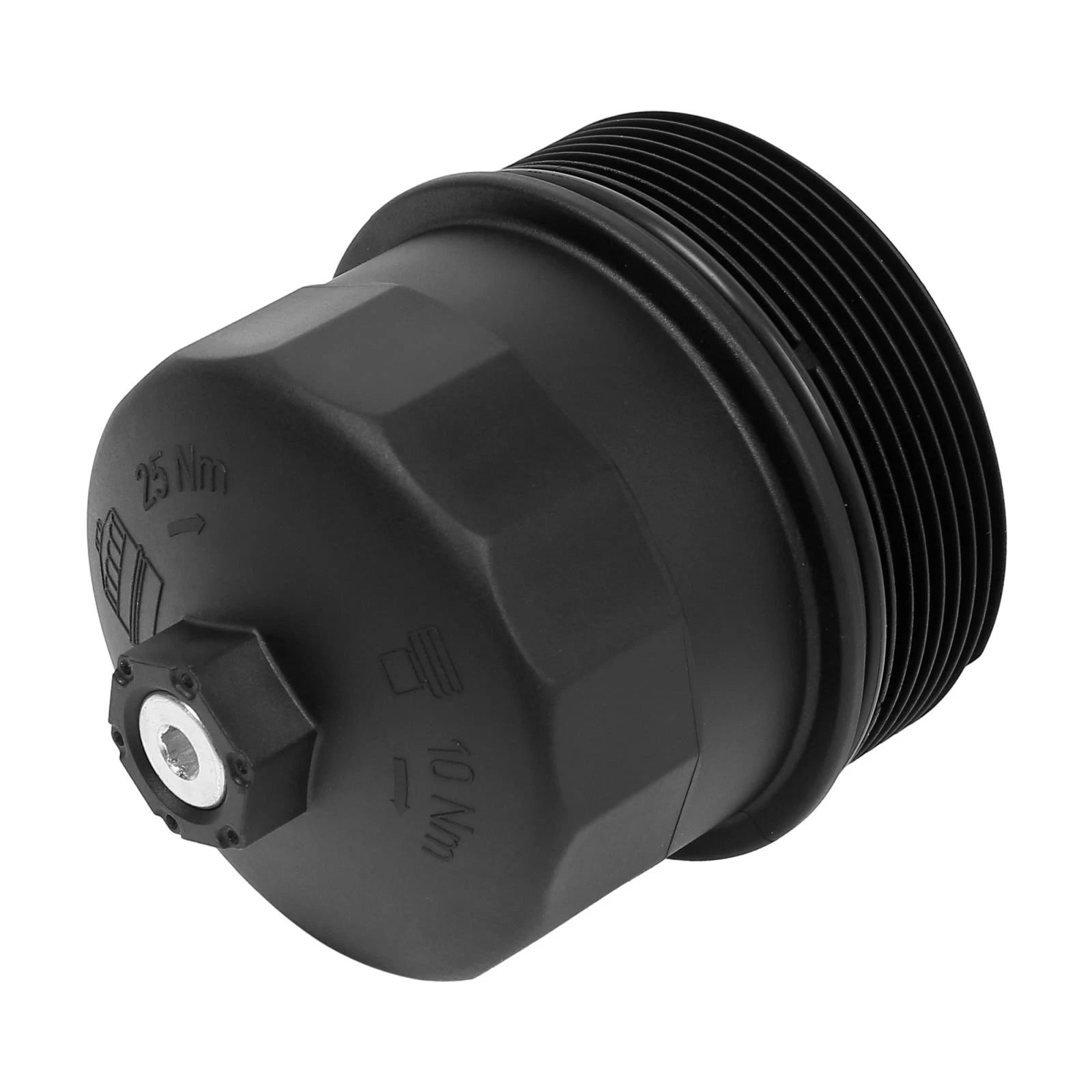 Black Oil Filter Cap Cover for BMW E60 E63 E64 E65 (2001–2010) 11427521353