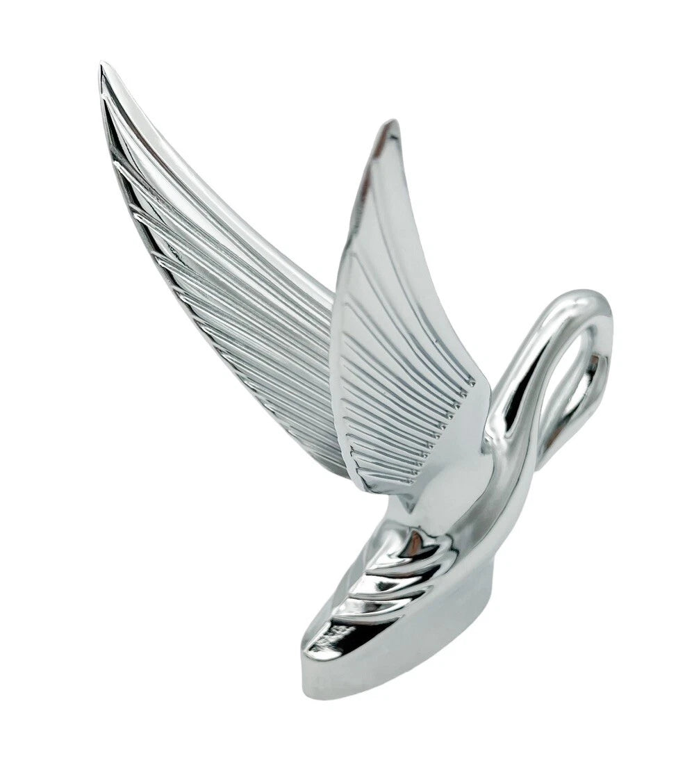Hood Ornament Chrome Classic Swan for Peterbilt Kenworth Freightliner (—)