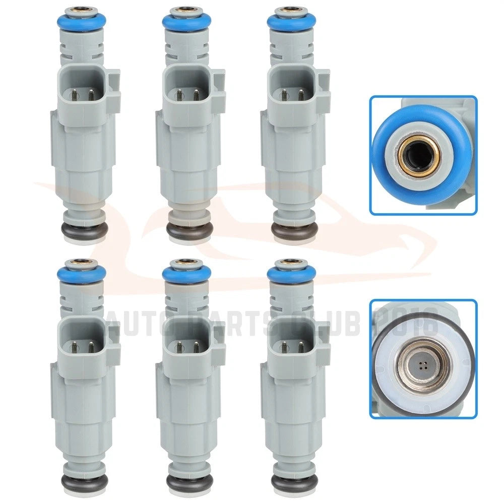 Set of 6 Fuel Injectors for Pontiac Grand Prix (2004–2007) FJ723 12576416