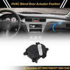 HVAC Heater Blend Door Actuator for Toyota Solara (2004–2008) No. 8710607080, 8710641040