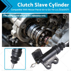 Clutch Slave Cylinder for Nissan Patrol GU Y61 (2000–2012) ZD30DDTi