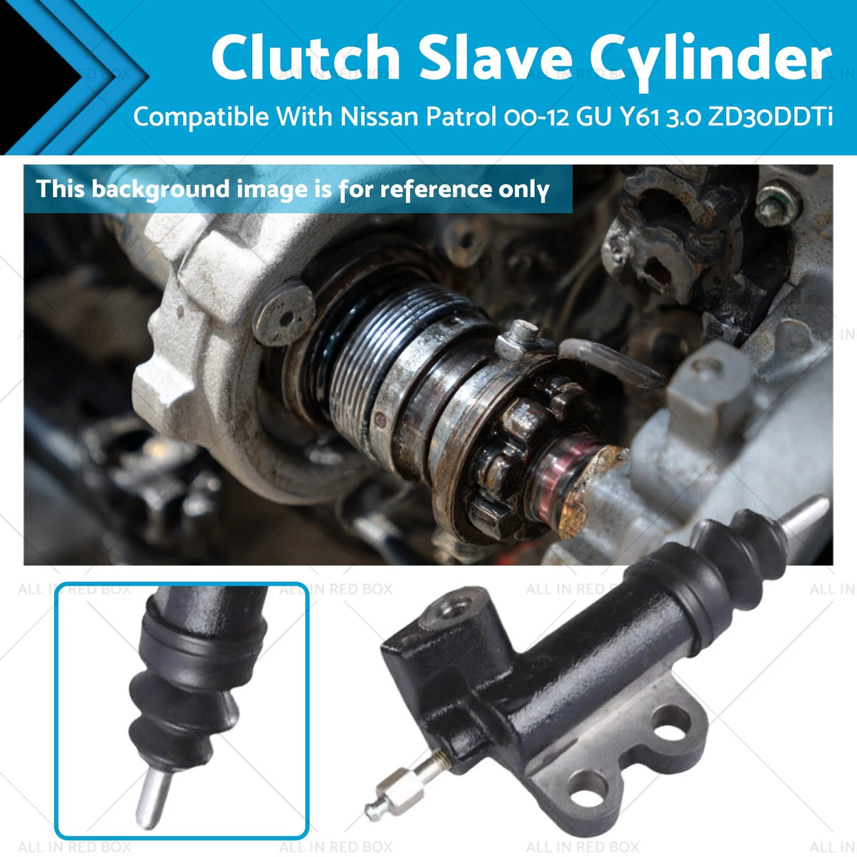 Clutch Slave Cylinder for Nissan Patrol GU Y61 (2000–2012) ZD30DDTi