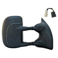 Replacement Textured Passenger Side Power Door Mirror w/o Turn Signal