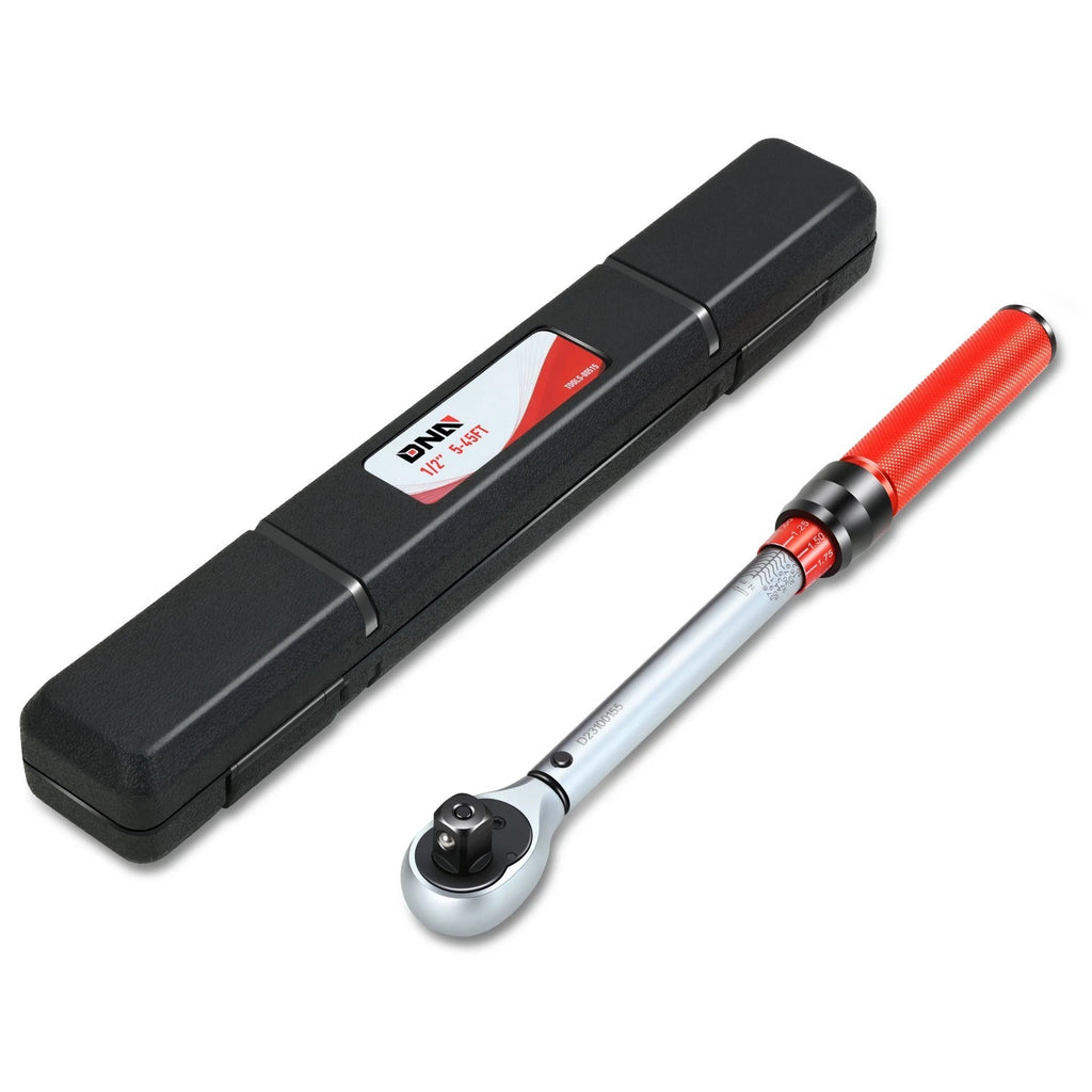 Adjustable Click Torque Wrench 5-45 In-Lb for Mechanic (1/2")