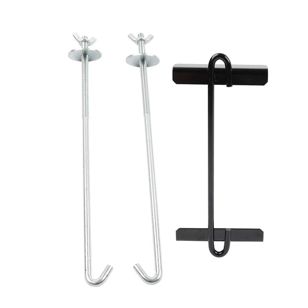 Battery Hold Down Clamp Bracket with 10 J Bolts for Universal Fit (All Years)
