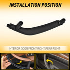 Inner Door Panel Handle Trim Cover for BMW X5 X6 (2014â2018)