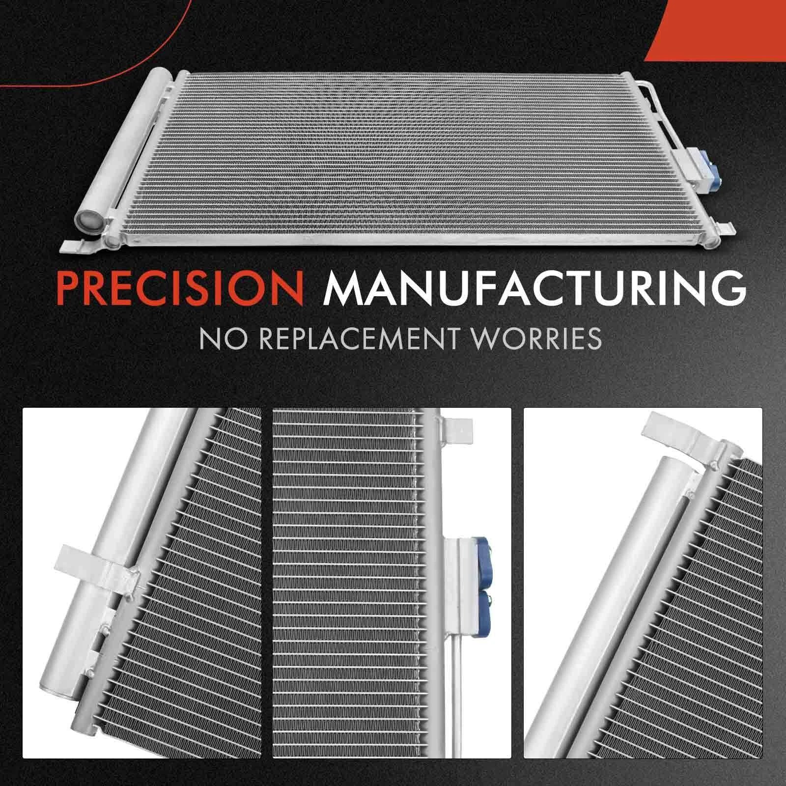 AC condenser and cooling fan shroud assembly for Kia Sorento (2016–2020)