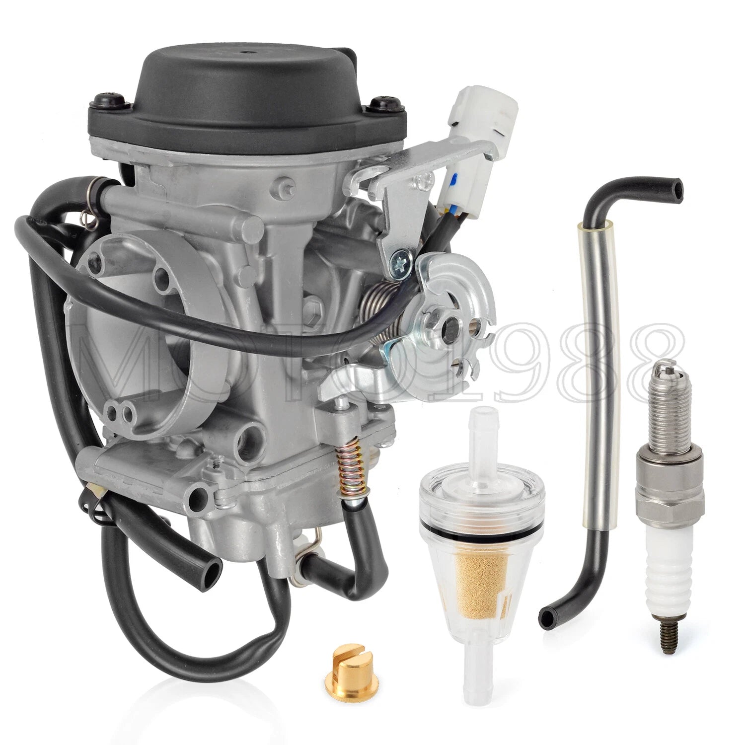 Carburetor with Fuel Filter & Spark Plug for Suzuki DR-Z400S (2001–2018)