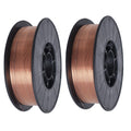 2 Pack ER70S-6 Mild Steel MIG Welding Wire 0.035" (0.9mm) 10-lbs Roll