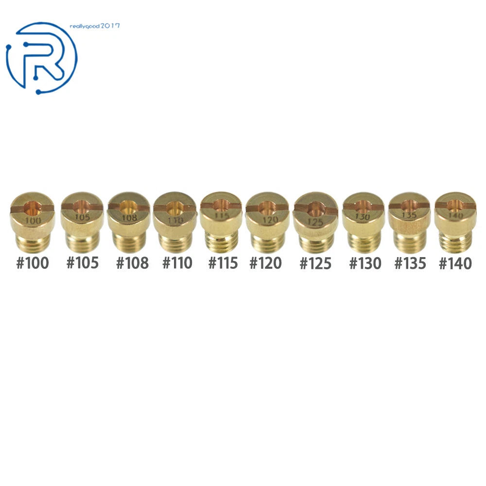Carburetor Main Jet Kit for PWK OKO CVK (10 pcs)