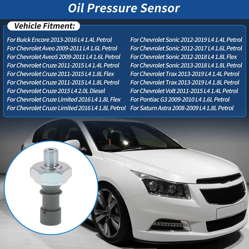 Oil Pressure Sensor No.55581588 for Buick Encore, Chevy Cruze (2011–2020)