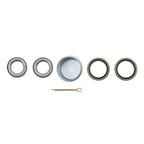 Set of 2 Galvanized Trailer Hubs for 4x4 Trailers (1" or 1.0625" Spindle)