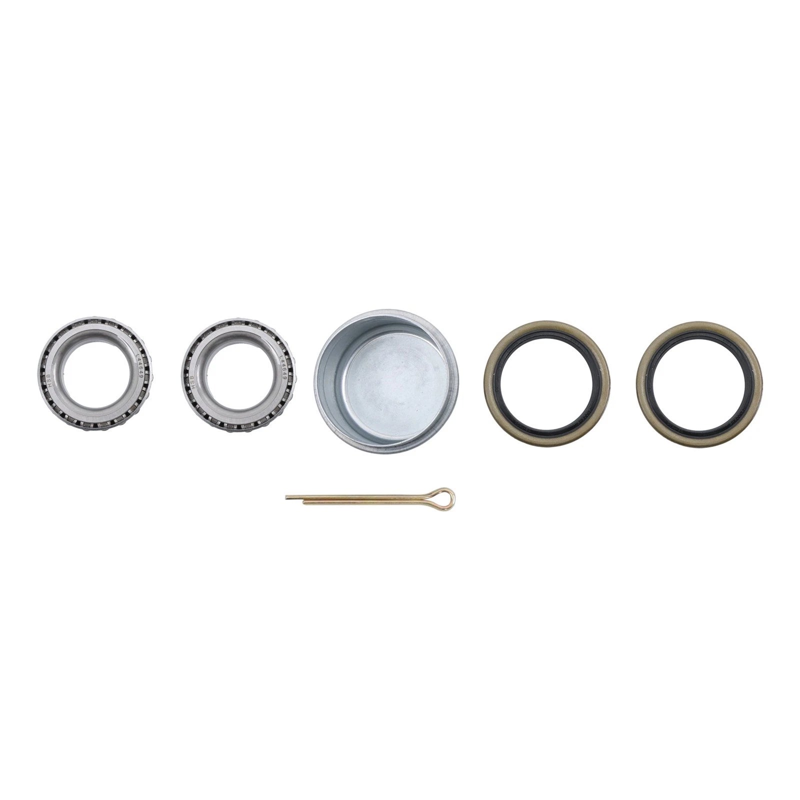 Set of 2 Galvanized Trailer Hubs for 4x4 Trailers (1" or 1.0625" Spindle)