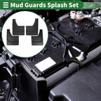 Mud Flaps Splash Guards for Ford F-150 (2011–2014) W/ Mount Accessories