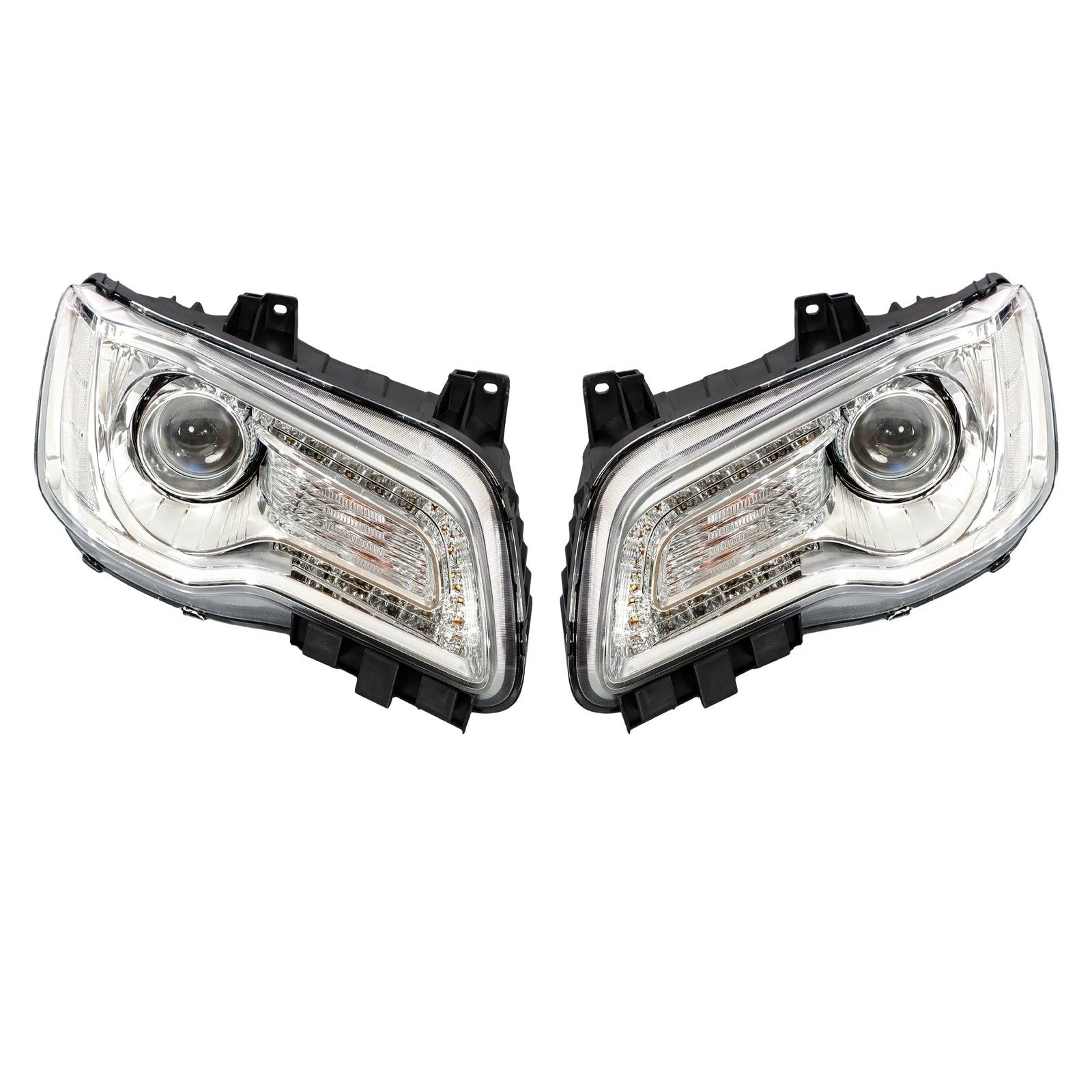 Headlight for Chrysler 300 (2018–2023) Driver + Passenger Side Halogen