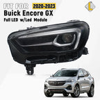 Full LED Headlight Left Driver Side for Buick Encore GX (2020–2023)