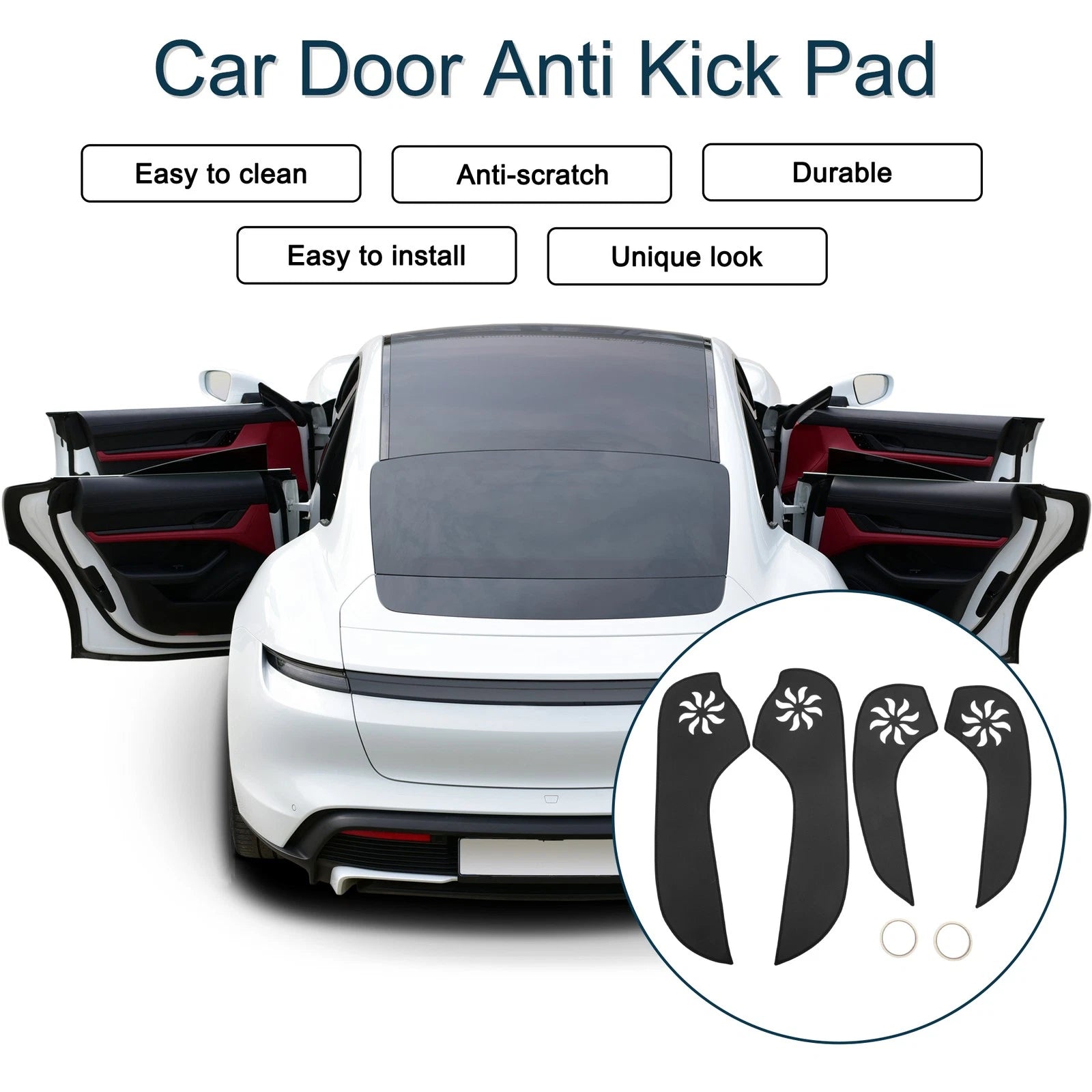 Set of 1 Car Door Anti Kick Pad Sticker Protector for Buick Regal (2009–2015)