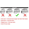 Rocker Panels Protector Trim for Dodge Ram 1500 2500 3500 Crew Cab (2009–2018)